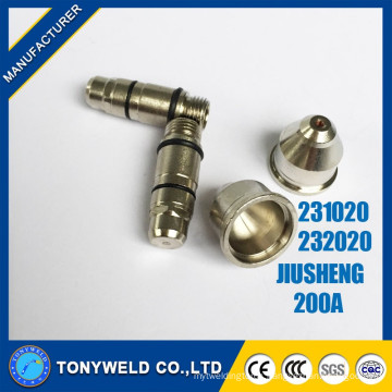 Jiusheng 200A air plasma cutting tips /nozzle